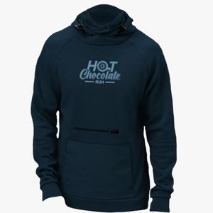 Ventures Endurance "Hot Chocolate Run" Hoodie, Navy Blue, Medium, EUC